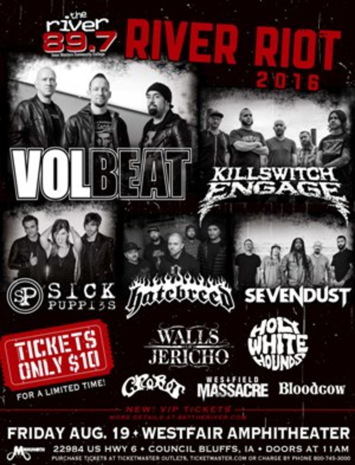 Volbeat News River Riot 2016